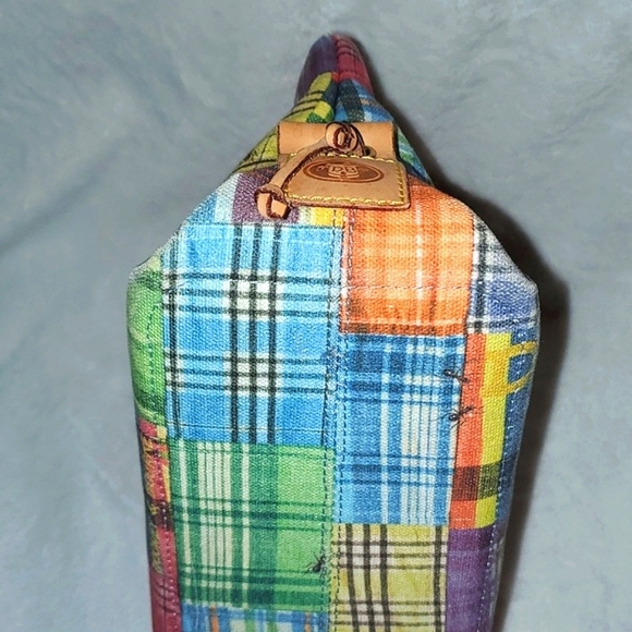 Dooney & Bourke Madras Plaid Picnic Ants Satchel - Picture 14 of 16